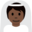 person with veil, dark skin tone